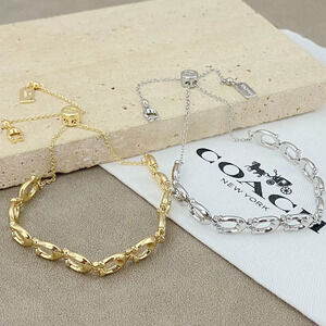 Coach Star Letter Adjustable Bracelet